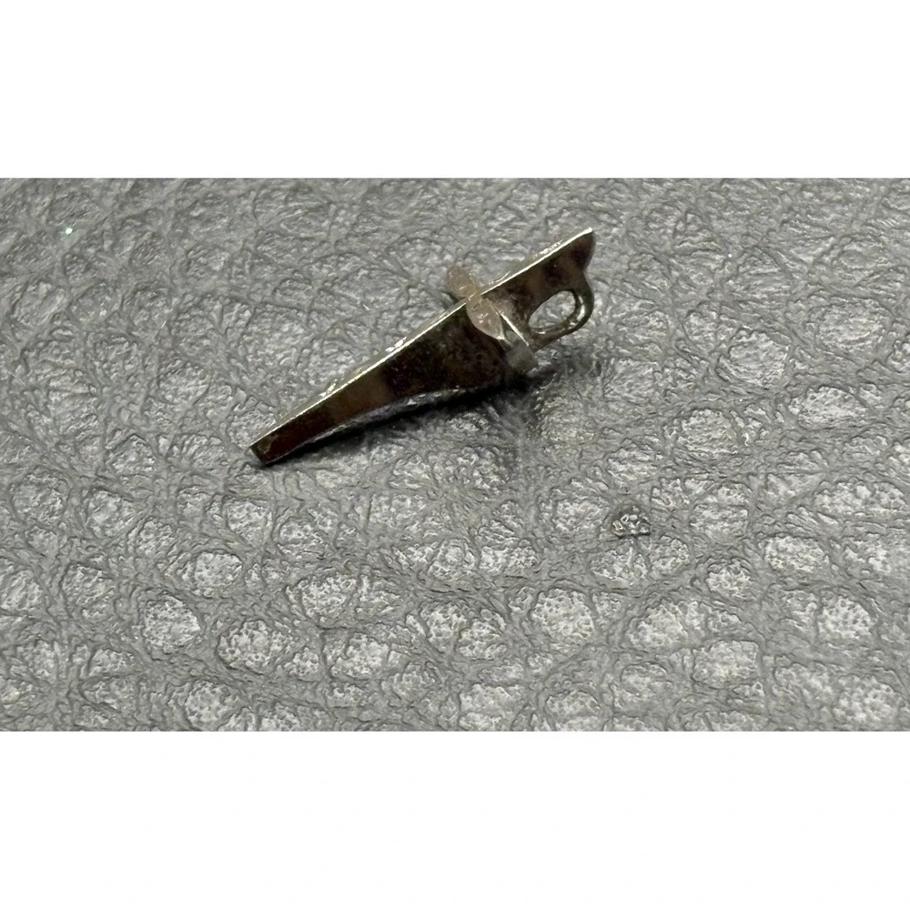 Sterling Silver Cross Etched Dainty Pendant Religious Christian Jewelry Charm